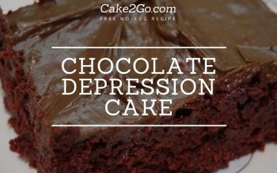 Beat the January Winter Blues with Chocolate Depression Cake (with Recipe)