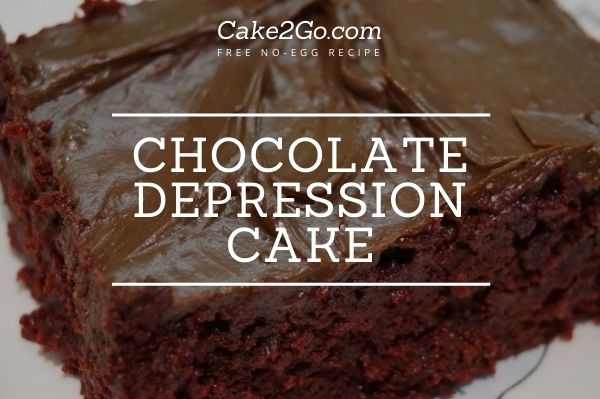 Chocolate Depression Cake recipe